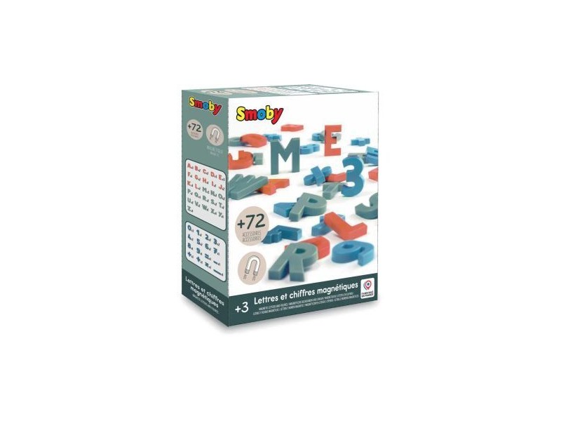 Smoby mágneses számok és betűk, 72 darabos készlet