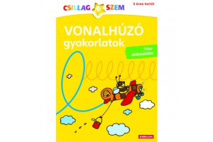 Vonalhúzó gyakorlatok íráselőkészítő füzet borítója