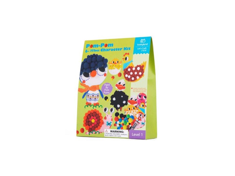 Tookyland képkészítő szett - színes pomponok