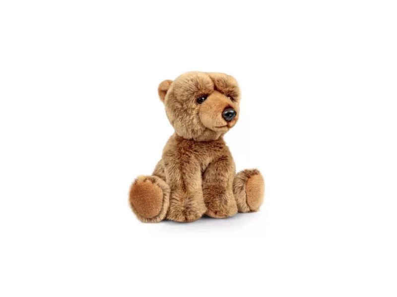 Animigos Grizzly medve plüss 28 cm - élethű, puha