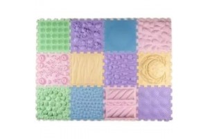 Ortho Puzzle masszázs szőnyeg szett – Macaroons