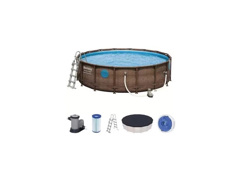 Bestway Swim Vista fémvázas medence 549 x 122 cm