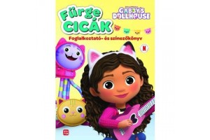 Gabi babaháza – Fürge cicák: színező és feladatok