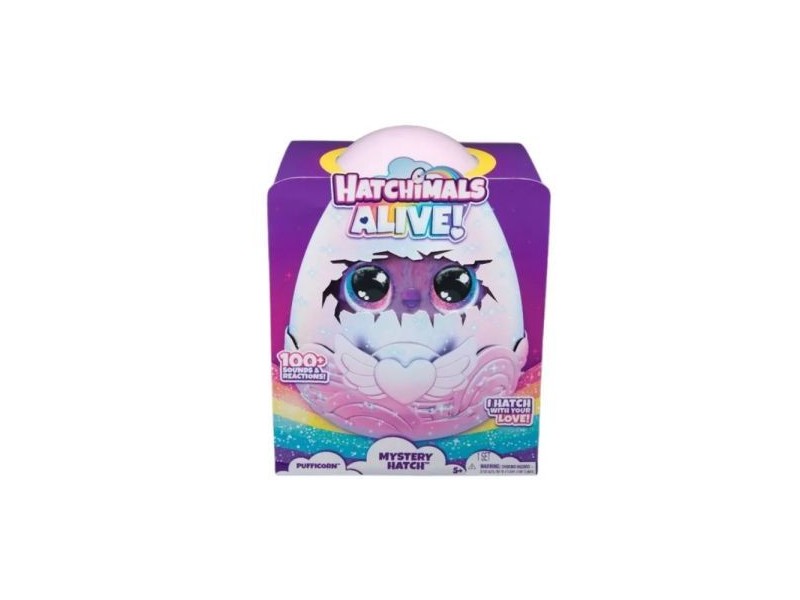Hatchimals Pufficorn - interaktív kikelő óriás tojás