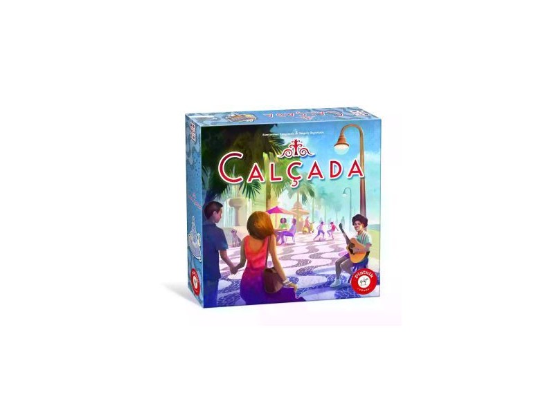 Calcada társasjáték — járdaépítés lapkákkal