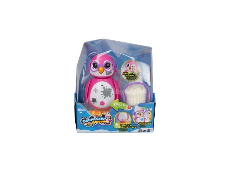 Silverlit mini pingvin (rózsaszín) - kiegészítőkkel