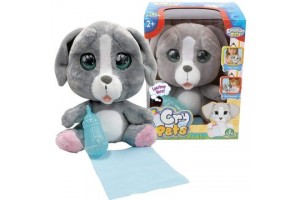 Emotion Pets pityergő szürke plüss kiskutya