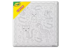 Crayola fóliás vászonkép - dzsungel minták, 20 x 20 cm