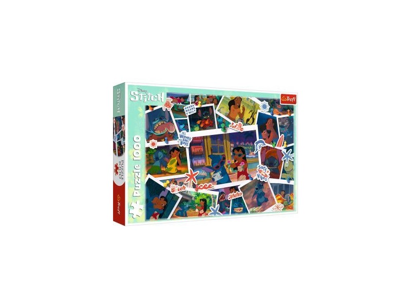 Trefl Lilo & Stitch 1000 db puzzle – kirakott kép 68,3×48 cm