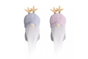 Karácsonyi textil manó, 11 cm — többféle