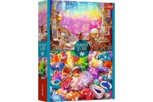 Trefl 500 db puzzle — Kozmosz és Kristályok (48×34 cm)