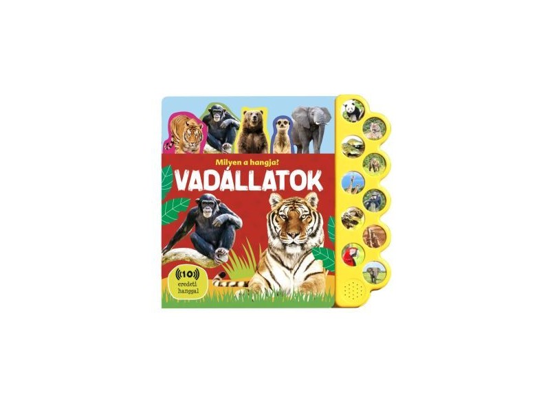 Milyen a hangja? - Vadállatok könyv borító