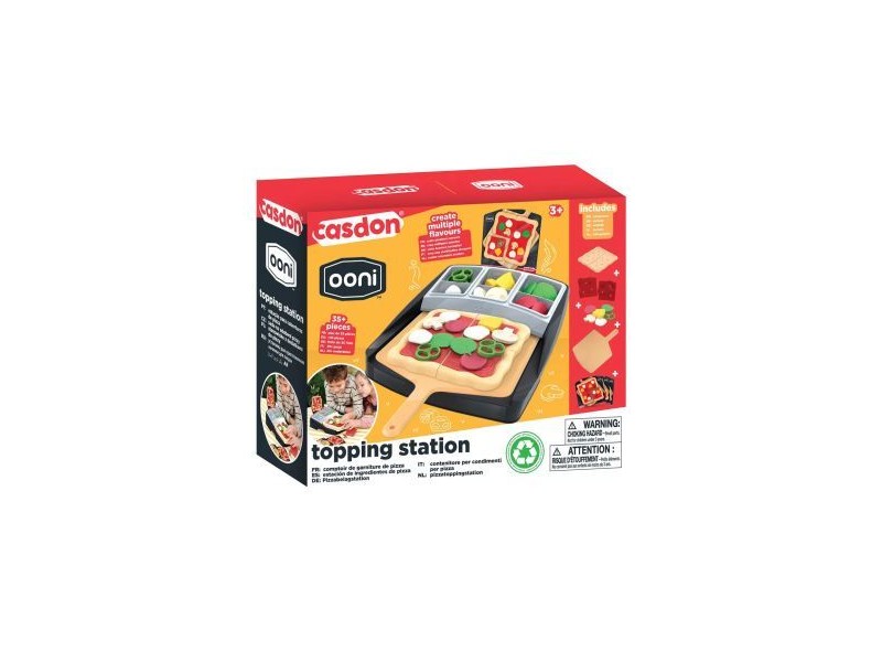 Ooni pizzasütő készlet gyerekeknek - színes feltétek