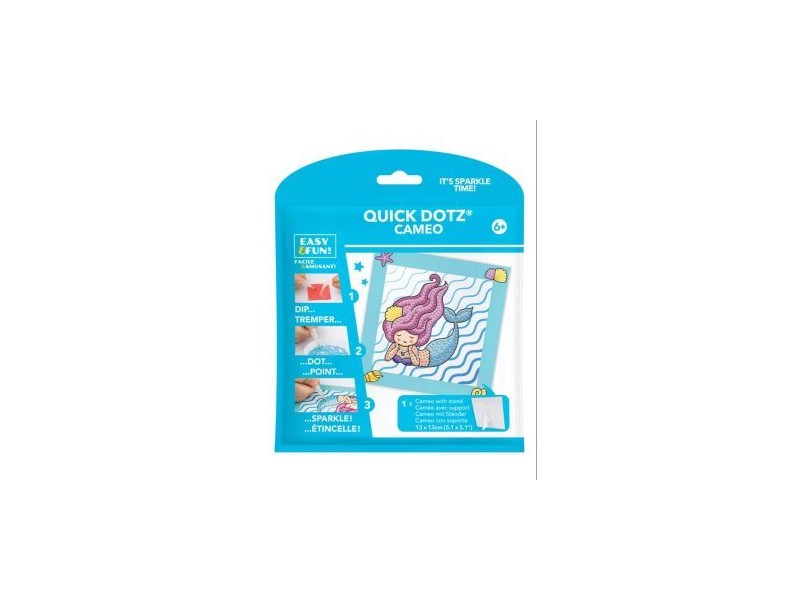 Diamond Dotz QuickDotz - Sellő, 13 x 13 cm