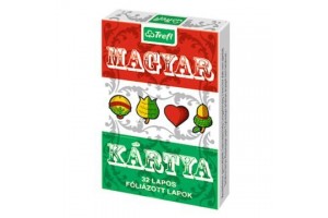 Trefl magyar kártya — 32 lap, hagyományos illusztrációk