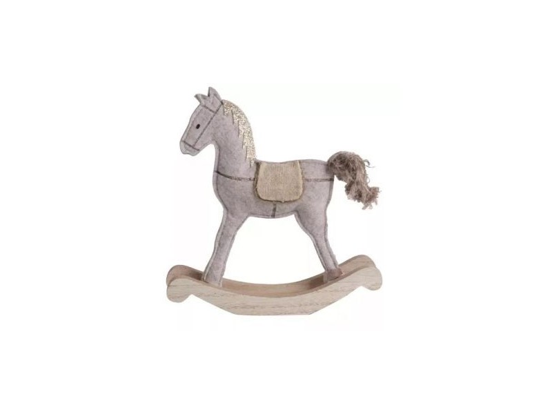 Hintaló fa dekoráció 21 x 5 cm