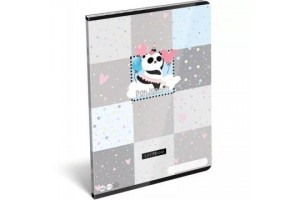 Pandacorn A4 négyzetrácsos füzet borító