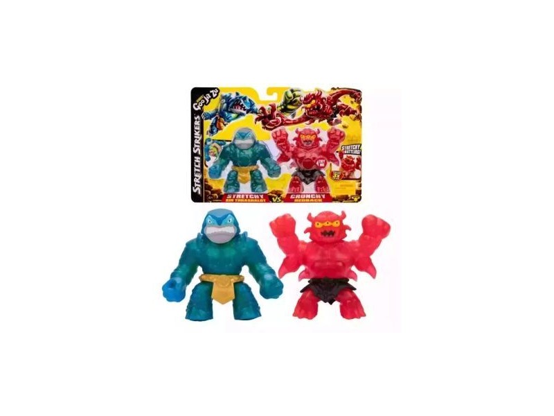 Goo Jit Zu Stretchy és Crunchy - nyújtható akciófigura