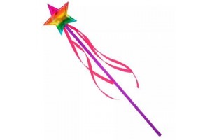 Szivárvány tündér pálca, 39,5 cm