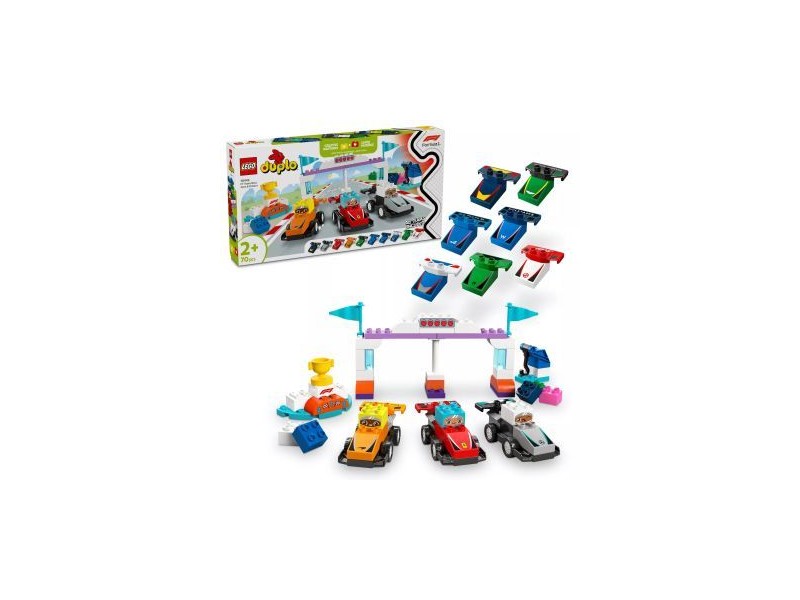 LEGO DUPLO F1 versenyautók és pilóták 10445