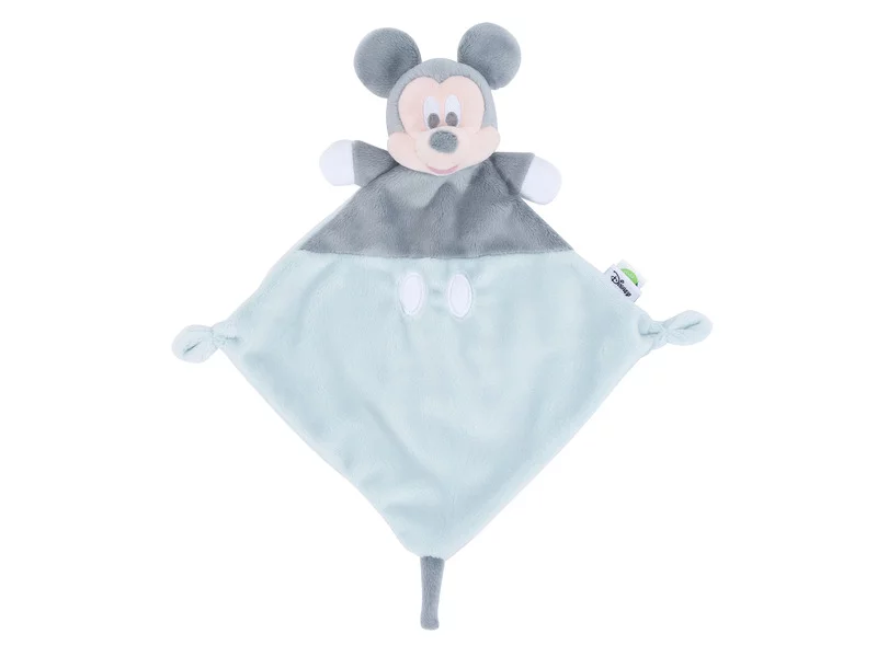 Mickey egér plüss szundikendő 29 cm - kék