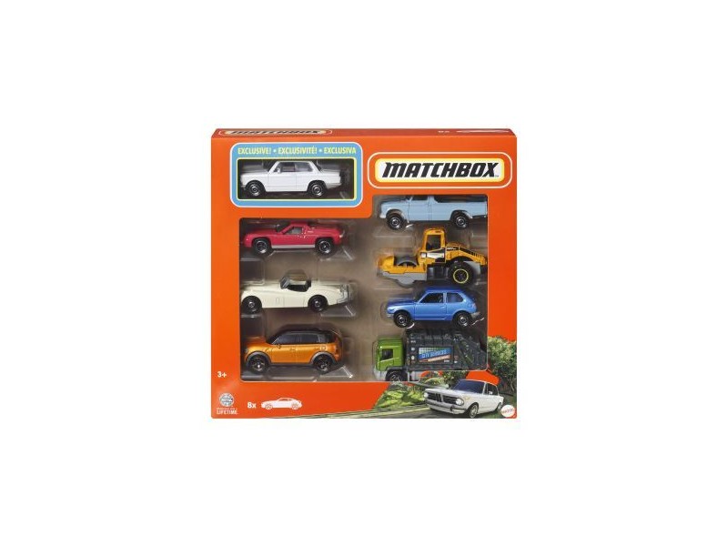 Matchbox 8 db fém kisautó szett (1:64) - többféle