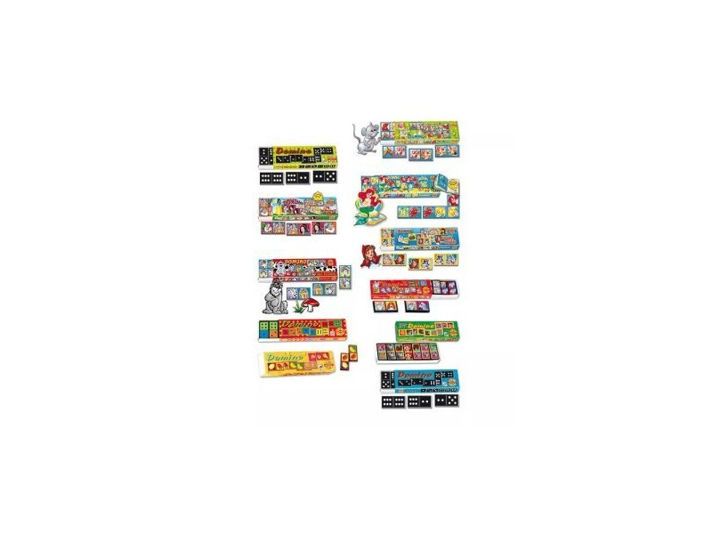 Domino mix — véletlenszerű 1 db (elem 3x6 cm)