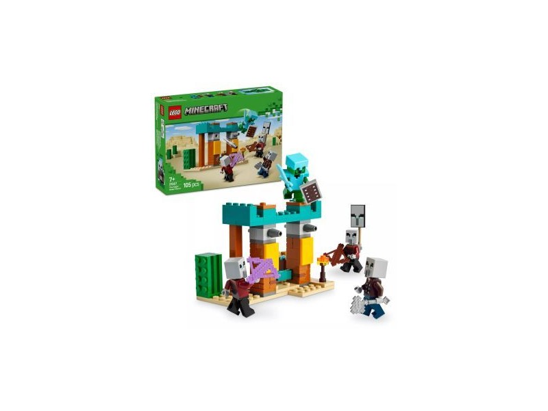 LEGO Minecraft Illagerek őrjárata a sivatagban (21267)