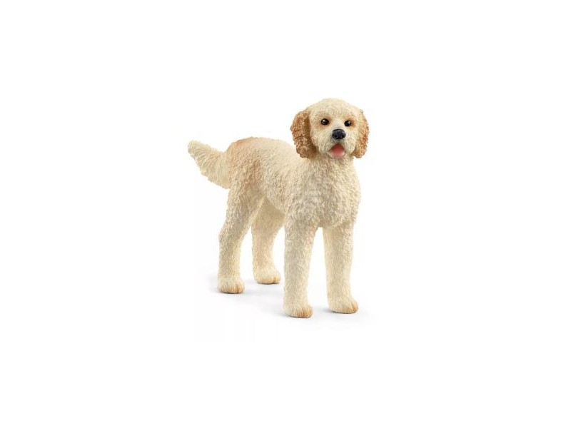 Schleich Goldendoodle figura 13939 — élethű kutya