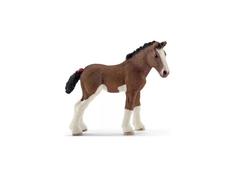 Schleich Clydesdale figura 13810, élethű ló