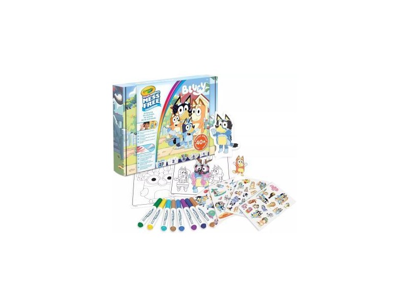 Crayola Color Wonder Bluey maszatmentes színező készlet