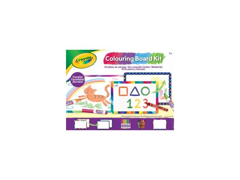 Crayola letörölhető rajztábla és rajzeszközök