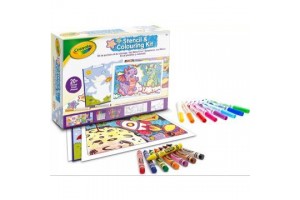 Crayola színezőkészlet sablonokkal — több mint 20 db