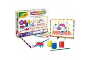 Crayola szivacs festőkészlet - kimosható festékek