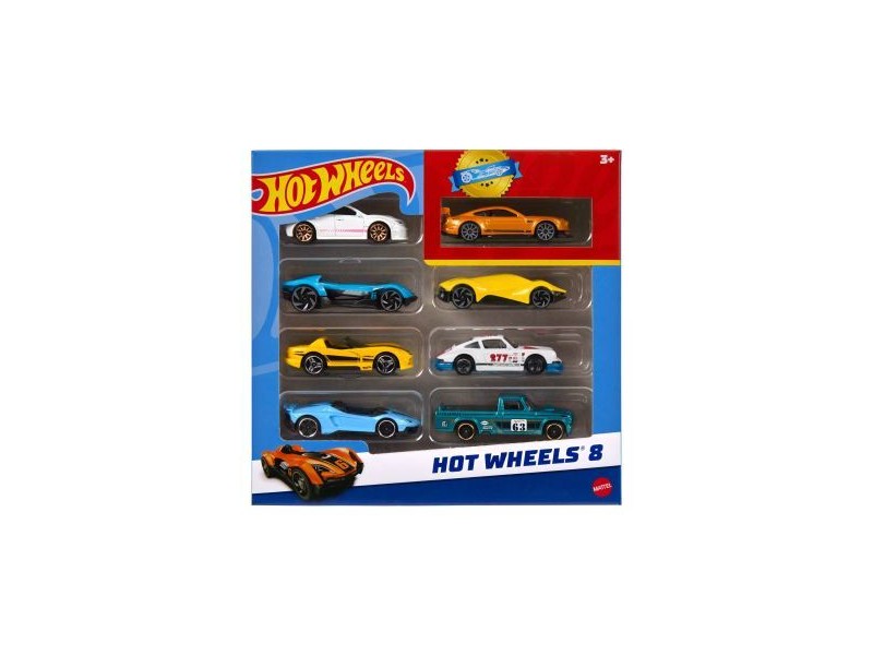 Hot Wheels - 8 darabos kisautó csomag