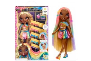 Rainbow High fodrászolható baba és hajkréta szett