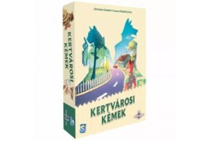Kertvárosi kémek társasjáték borító