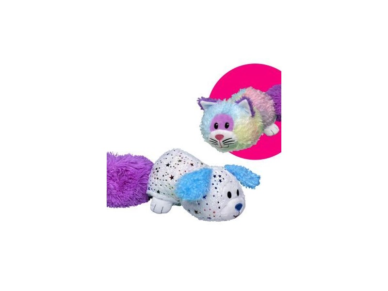 FlipaZoo: kifordítható cica és csillagkutyi plüss