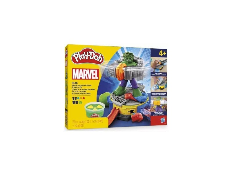 Play-Doh Hulk törő-zúzó játékszett — gyurma és figura