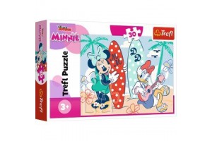 Trefl Minnie és Daisy tengerparton - 30 db puzzle