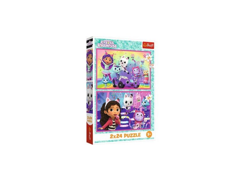 Trefl Gabi babaháza - 2 x 24 darabos puzzle