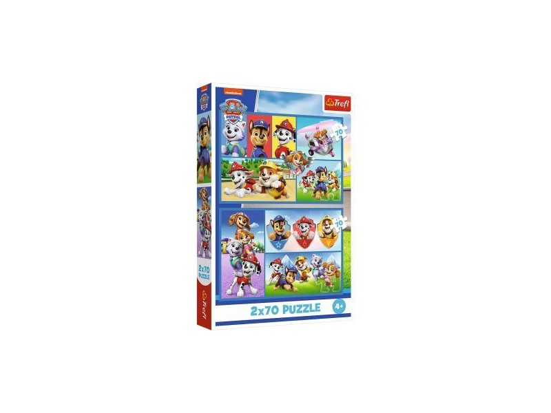 Trefl Mancs őrjárat 2x70 darabos puzzle - 27,5x18 cm