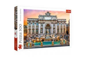 Trefl 500 db puzzle - Trevi-kút, Róma (48x34 cm)