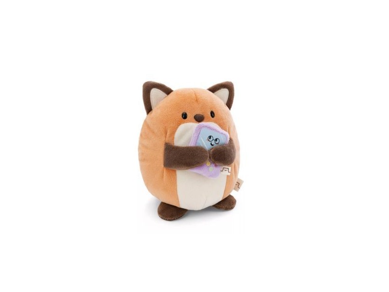 Mymochi Geeks róka plüss videojátékkal, 27 cm