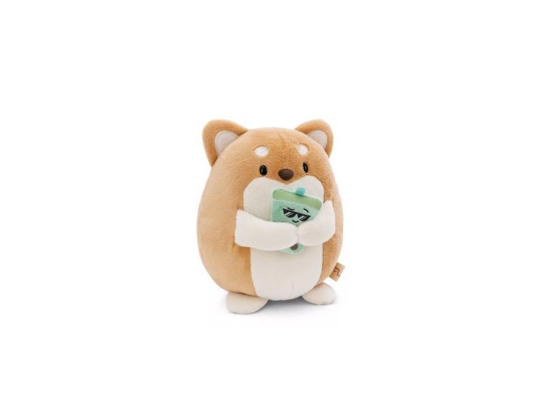 Mymochi Hiro plüss kutyus bubble teával, 27 cm