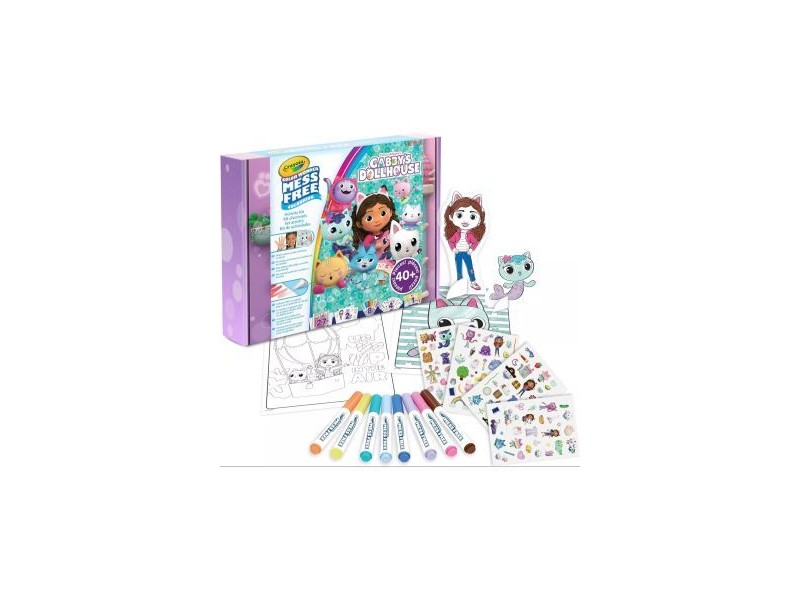 Crayola Color Wonder – Gabi babaháza maszatmentes készlet