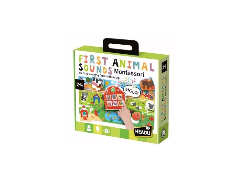 Headu: Állathangok a farmon - Montessori kirakó