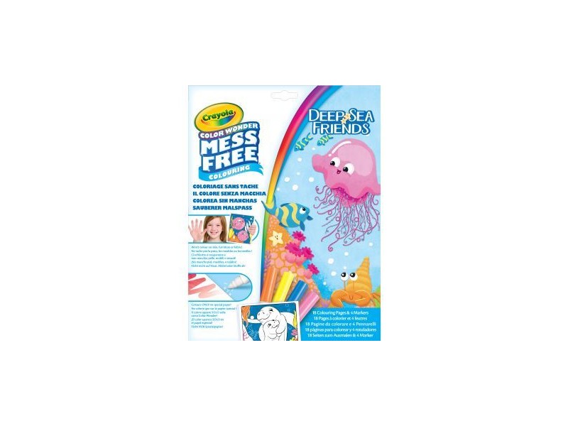 Crayola Color Wonder – Tengeri barátok kifestő mappában
