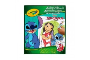 Crayola Lilo&Stitch színező matricákkal - 32 oldal