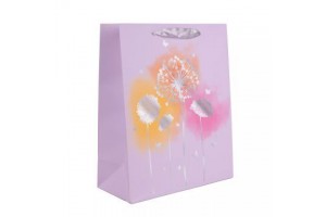 Pitypang mintás hologramos ajándéktasak 18x23 cm